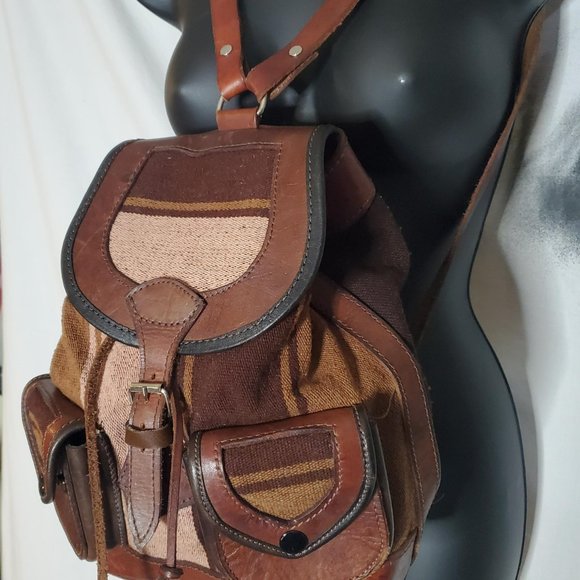 Inca Sun -Made in Bolivia Leather Backpack main image 4